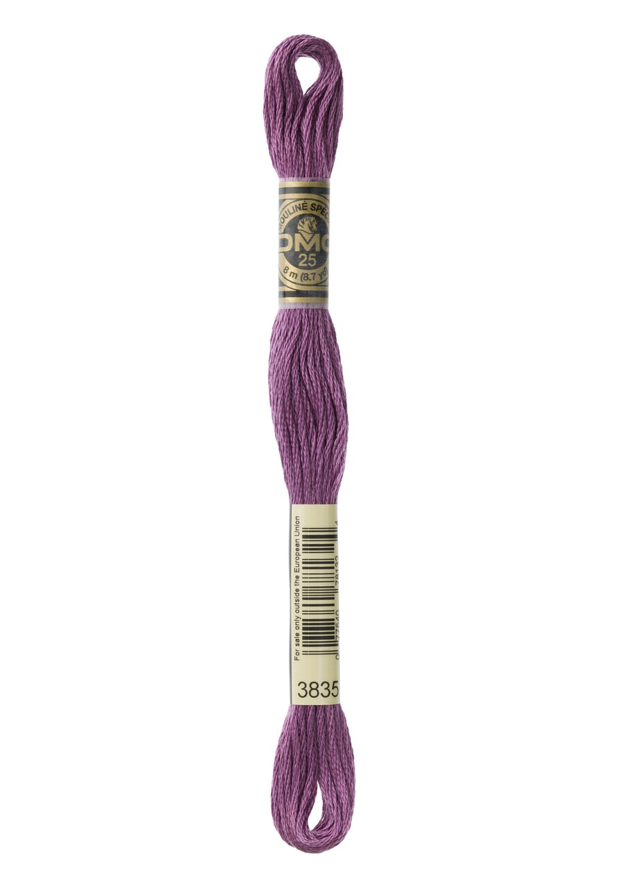 DMC® - 3835 -- (Medium Grape Purple)-- Six-Strand Embroidery Floss Skein